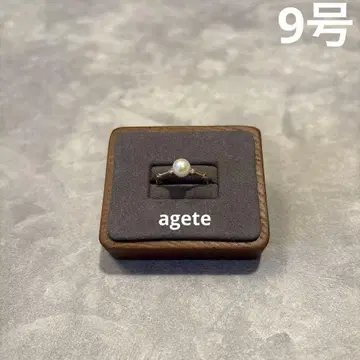 [ agete ] 아가트 반지 펄 9호
