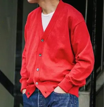 A.PRESSE Cotton Knit Cardiga 아프레쎄 가디건