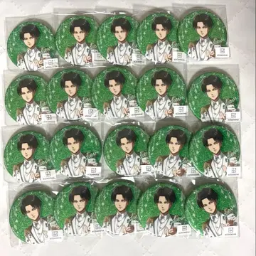 진격의 거인 에스크 리바이 캔뱃지 20개