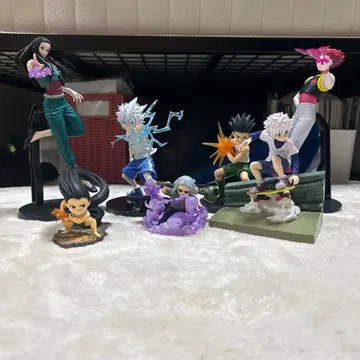 헌터헌터 피규어 묶음 판매 히소카 곤 키루아 이르미