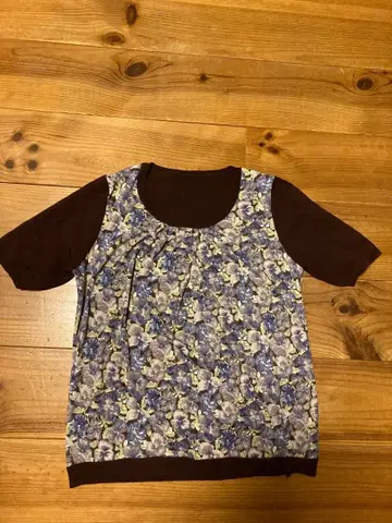 리버티 비올라 플라워 프린트 셋업 택 포함 미사용 14900엔