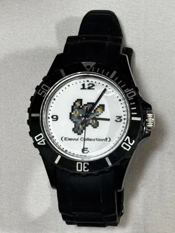 포켓몬 센터 한정판 손목시계 EIEVUI DOT COLLECTION BK