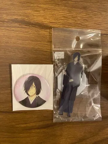 나츠메 우인장 검정 아크릴 스탠드 캔뱃지 마토바 세이지