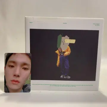 SHINee KEY Face 한국반 CD 앨범 트레이딩 카드 포함