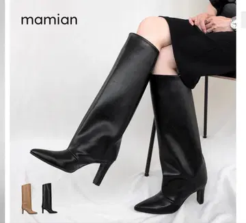 2회 착용 MAMIAN 마미안 블랙 와이드 샤프트 L 사이즈
