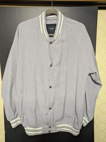 BEAMS ma-1 블루 그레이 점퍼