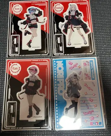 아크릴 스탠드 세트 렘 에밀리아 라무 노리프로 이누야마 타마키