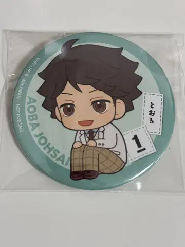 하이큐 오이카와 토오루 룩업 특전 캔뱃지