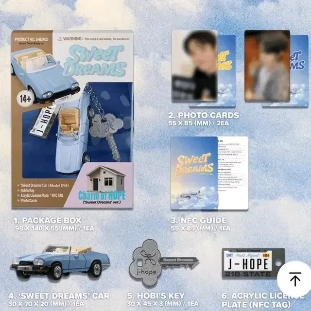 BTS  CHARM OF HOPE ( Sweet dreams ver.)