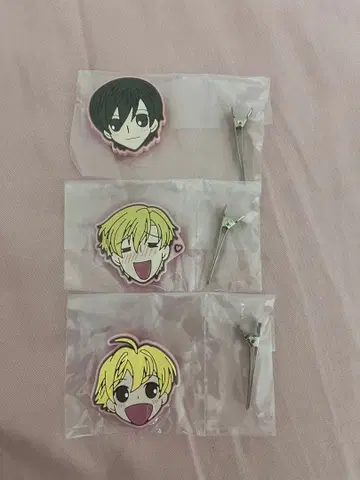 오란 고등학교 호스트부 헤어 클립 3개 세트 타마키 하루히 빛