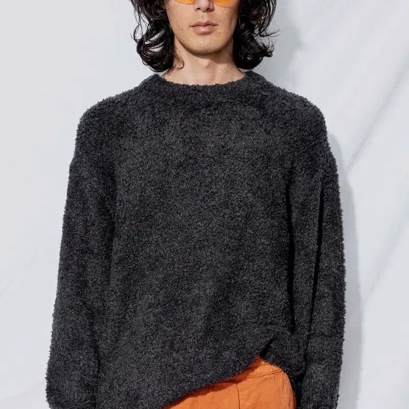 L) Amomento Racoon V-neck Knit Beige #아모멘토,#Amomento,#아모멘토