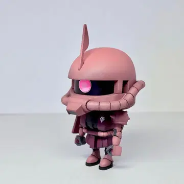 샤아 자쿠 군 도색 완성품 (건담 프라모델 군)