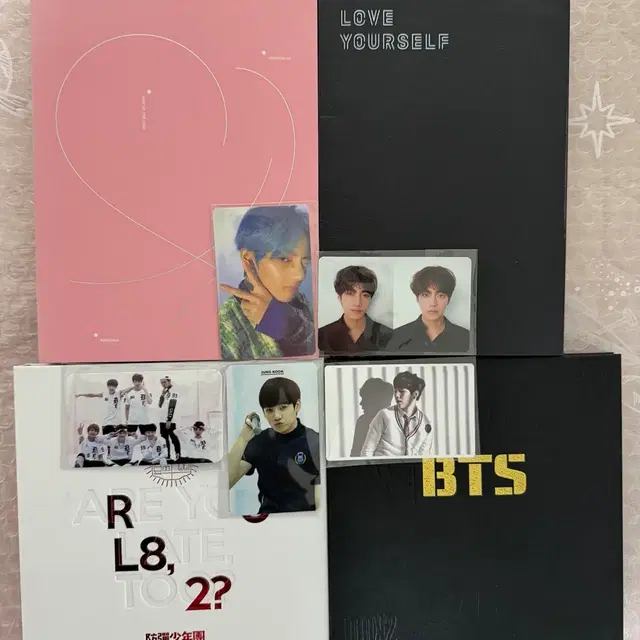 BTS 앨범 4종 일괄판매(포토카드 특전포함)