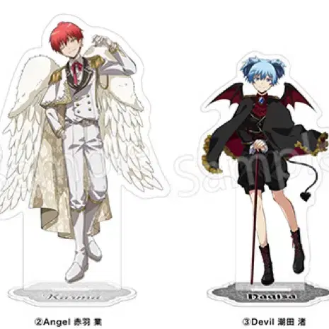 암살교실 카르마 천사 악마 아크릴 스탠드 일괄