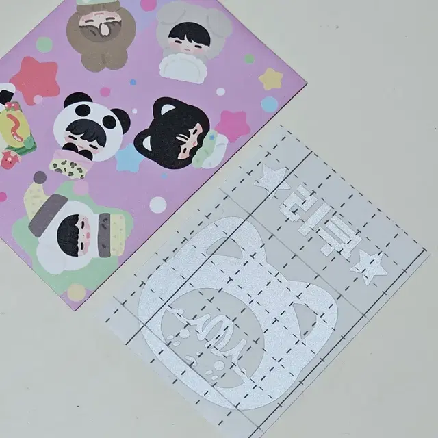 엔시티 위시 리쿠 반스 반사스티커 다님 믐뭔봉 응원봉