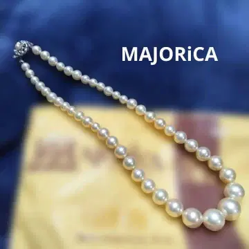 [새상품급] Majorica 마조리카 펄 목걸이 스페인산 SILVER