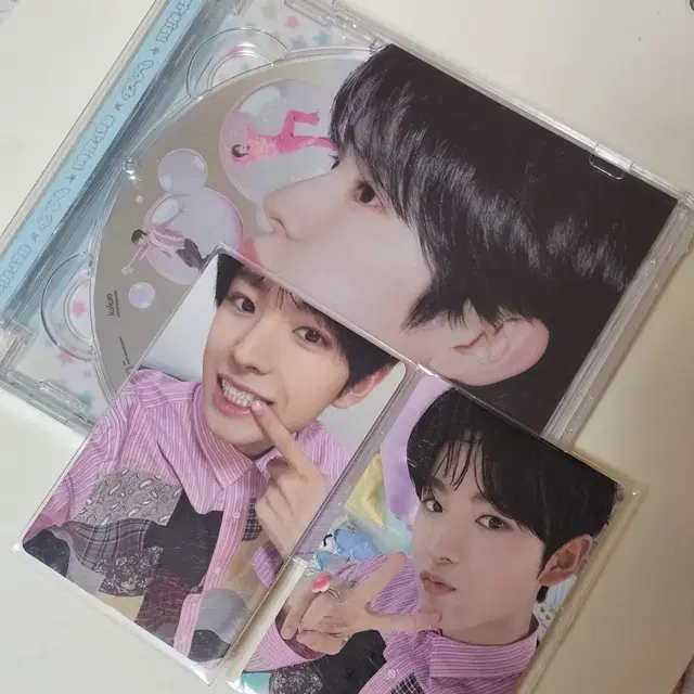 미개봉)엔시티 위시 팝팝 유우시 쥬얼앨범+포카 세트