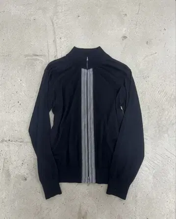 00s Paul Smith 풀 집업 가디건 드라이버 니트 모드