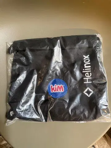 밸런서 Helinox 블랙 백 kiM 로고 포함