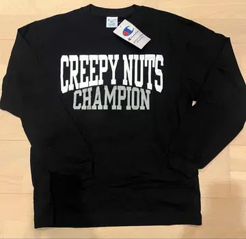 [ 새상품 ] Creepy Nuts S 사이즈 롱T 콜라보 챔피온 어패럴