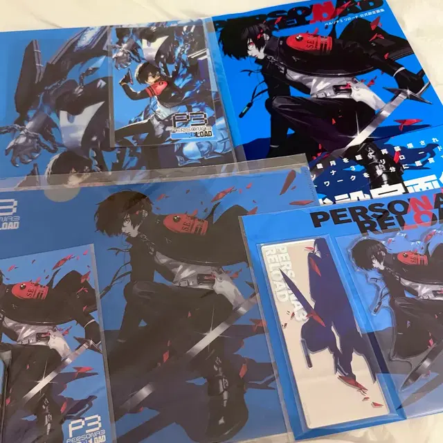 페르소나3 아크릴스탠드 공식 화집 아트북 설정집 캔뱃지 클리어파일 3주