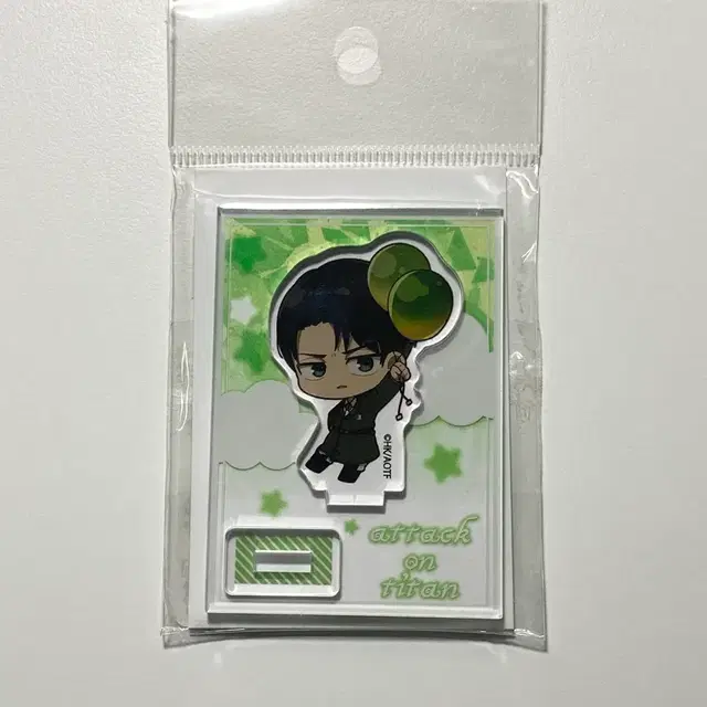 진격의 거인 리바이 파이널 조사병단 제복 풍선 sd 미니 아크릴 스탠드