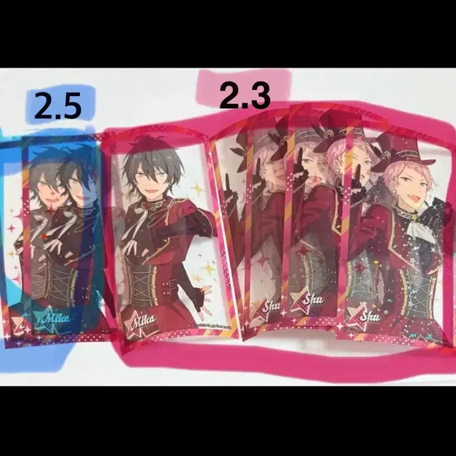 발키리 킹블 시트지 미카 슈 앙스타 앙상블스타즈 클리어시트 응원봉