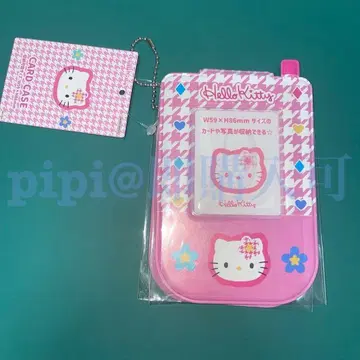 키티 폴더폰풍 카드 케이스 산리오 Y2K 카오하나 트레이딩 카드 헤이세이