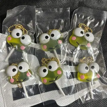 산리오 컬러풀 캔디 참 케로피 6개 세트