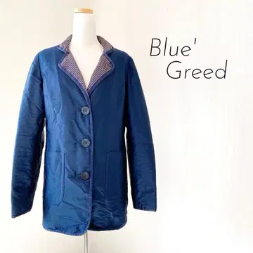 BIue'Greed 퀼팅 자켓 네이비