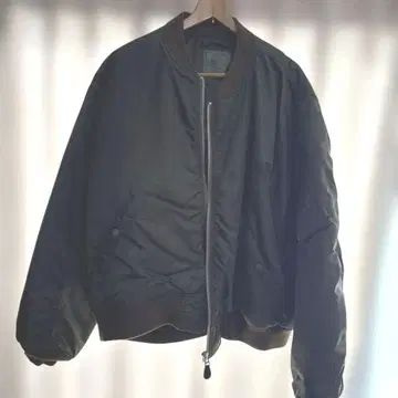 BACK NUMBER MA-1 자켓 XL 모스그린