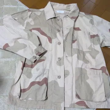 Sonny Label 베이지 카모플라주 밀리터리 자켓