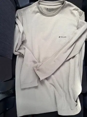 스노우피크 베이지 T셔츠 M