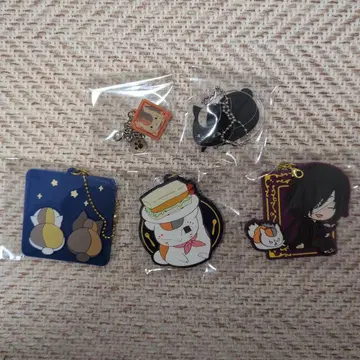 나츠메 우인장 냥코 선생님 러버 참 키링 모음