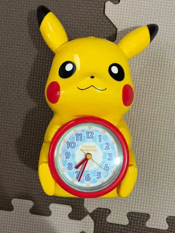 포켓몬스터 피카츄 알람 시계 세이코 새상품급