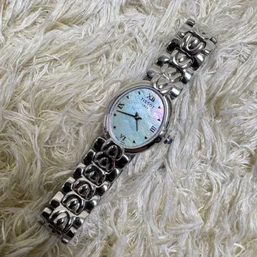 티쏘 tissot 여성용 손목시계 쉘 다이얼