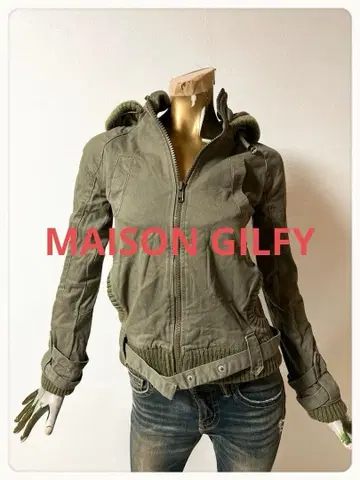 P1 MAISON GILFY 밀리터리 자켓 아우터 Y2K