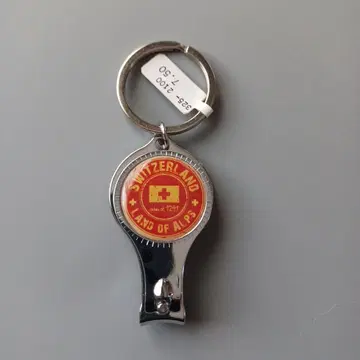 스위스 기념품 키링 손톱깎이+병따개 다기능