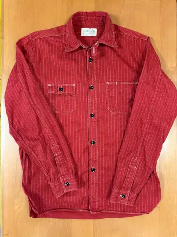 Sugar Cane 스트라이프 셔츠 L