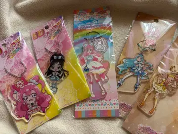 프리큐어 아크릴 키링 4개 세트