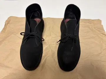 Clarks 클락스 데저트 부츠 스웨이드 블랙 25.5cm