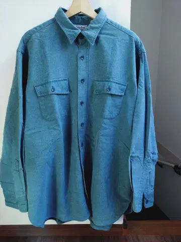 80년대 USA제 LLBEAN 빈티지 샤모어 셔츠 레어 컬러 GAP