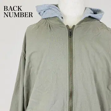 새상품급 XL BACK NUMBER 밀리터리 자켓 블루종 0452B
