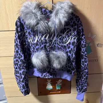 galfy 갈피 갸루마시파카 레오파드 무늬 후드티