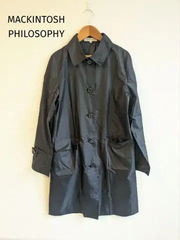 매킨토시 철학 스프링 트렌치코트 네이비