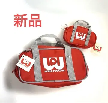 새상품 월드 페가수스 펜 파우치 이어폰 파우치 세트 레드 와페