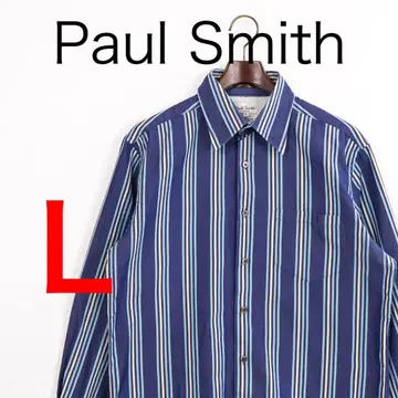 H6341 폴스미스 코튼 스트라이프 패턴 긴팔 셔츠 Y2K