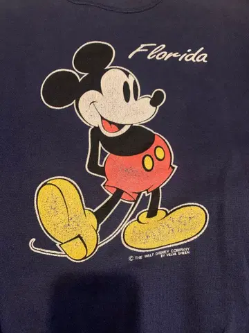 VINTAGE 미키마우스 Florida 맨투맨 Made in USA