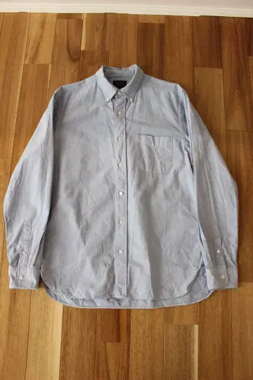 BEAMS PLUS / 옥스퍼드 버튼 다운 셔츠 블루