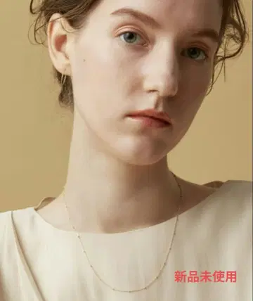 [ 미사용 새상품 ] agete 아가트 k10 목걸이 컷 볼 체인